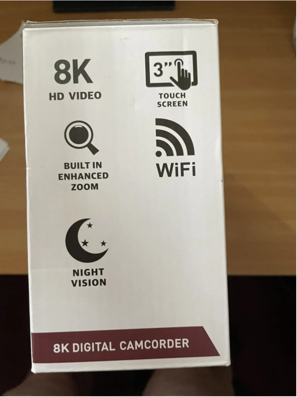 Vivitar Pro 8K Digital Camcorder DVR8K-BLK STK-4 Display Model Built in WiFI